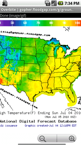 Overbite: Gopher unter Android